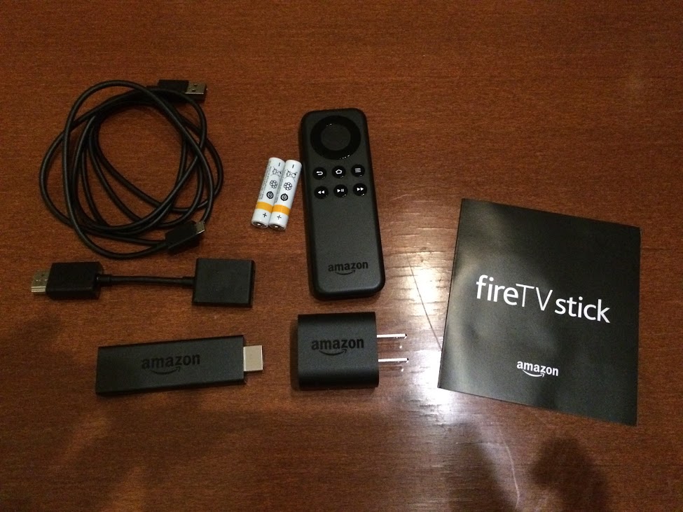 fireTVstick内容物